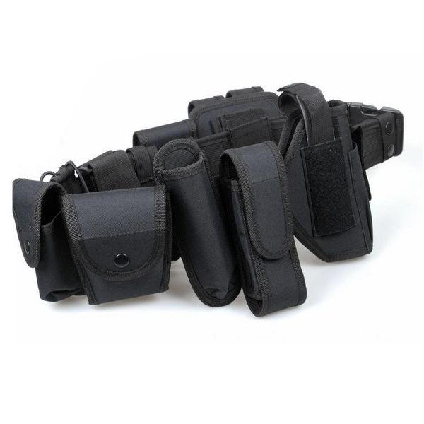 waist support 10in1 multifunctional security belt outdoor tactical military training guard utility kit duty belts with pouch set, Black;gray
waist support 10in1 multifunctional security belt outdoor tactical military training guard utility kit duty belts with pouch set, Black;gray