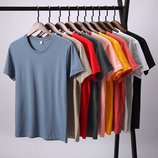 summer new short-sleeved men's cotton loose large size multi-color round neck t-shirt empty plate half sleeve bottoming shirt kg-117, White;black
summer new short-sleeved men's cotton loose large size multi-color round neck t-shirt empty plate half sleeve bottoming shirt kg-117, White;black