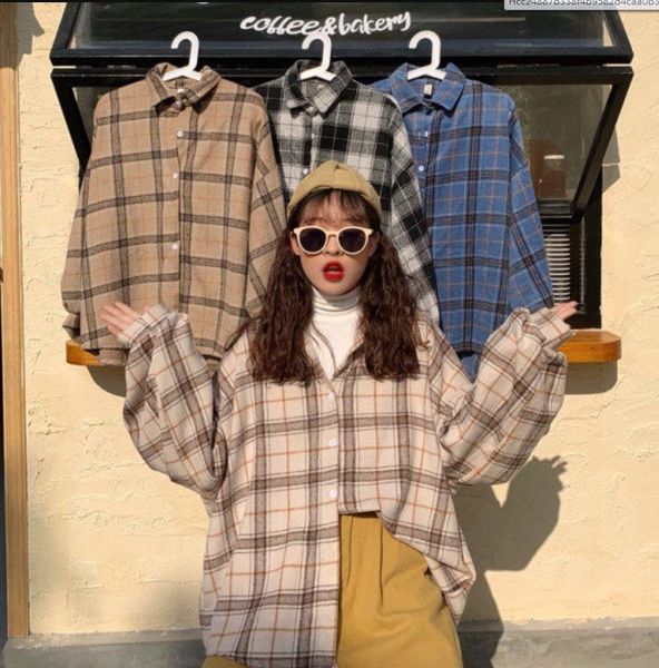 womens shirt women blouses turn down collar spring shirts plaid all match bamboo fiber batwing sleeve loose outwear harajuku female, White
womens shirt women blouses turn down collar spring shirts plaid all match bamboo fiber batwing sleeve loose outwear harajuku female, White
