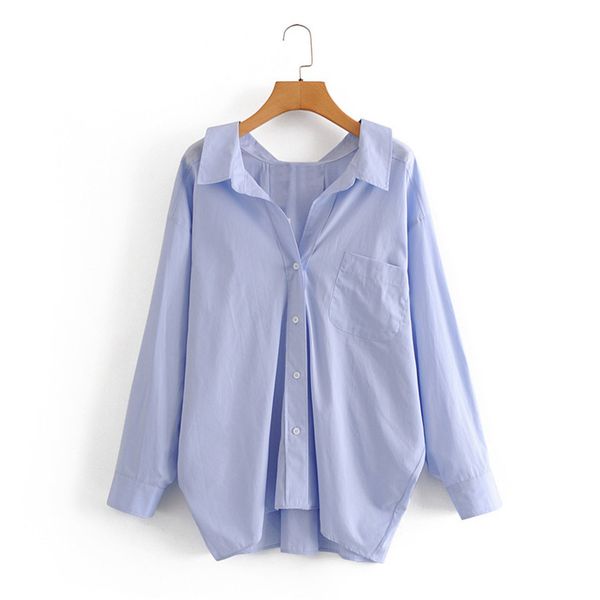 ladies vloose blouse women shirt casual workwear office lady soft blue oversize female blusas 210510, White
ladies vloose blouse women shirt casual workwear office lady soft blue oversize female blusas 210510, White