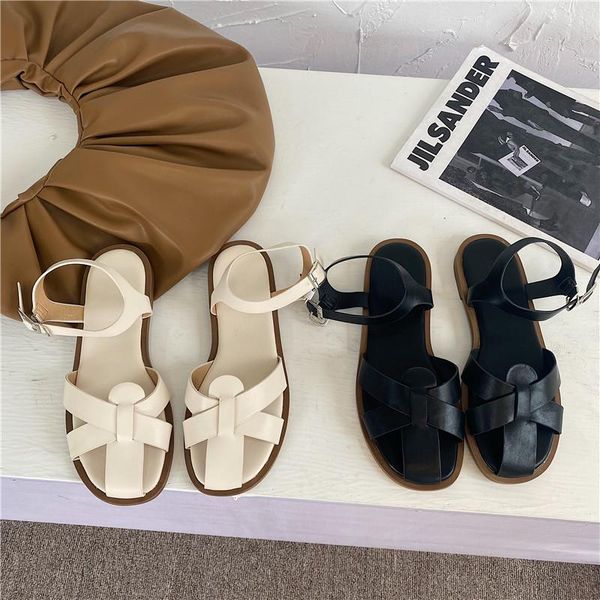 gladiator narrow band sandals women buckle belt cover toe flat zapatos cut-out cross sandalias mujer fresh beach rome shoes, Black
gladiator narrow band sandals women buckle belt cover toe flat zapatos cut-out cross sandalias mujer fresh beach rome shoes, Black