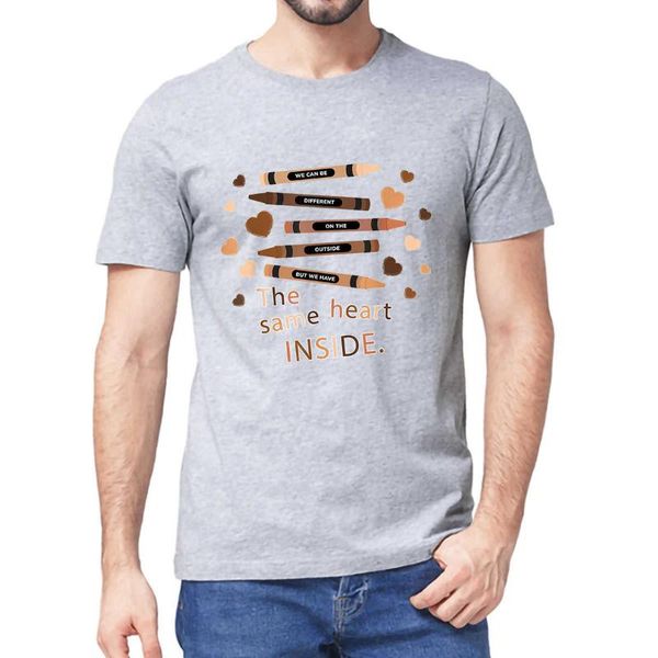 men's t-shirts 100% cotton the same heart inside history month black lives matter blm summer t shirt women soft tee gift, White;black
men's t-shirts 100% cotton the same heart inside history month black lives matter blm summer t shirt women soft tee gift, White;black