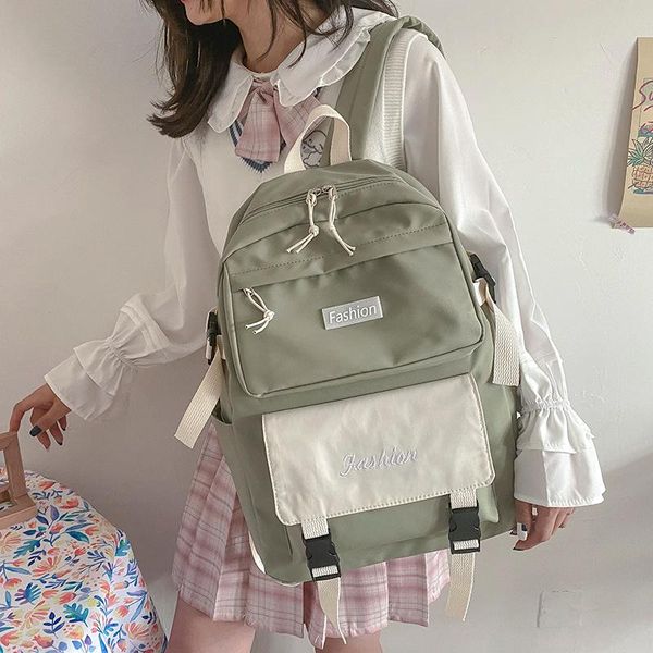 backpack seetic 2021 solid color canvas casual women multi-pocket travel bag female high capacity school for students
backpack seetic 2021 solid color canvas casual women multi-pocket travel bag female high capacity school for students