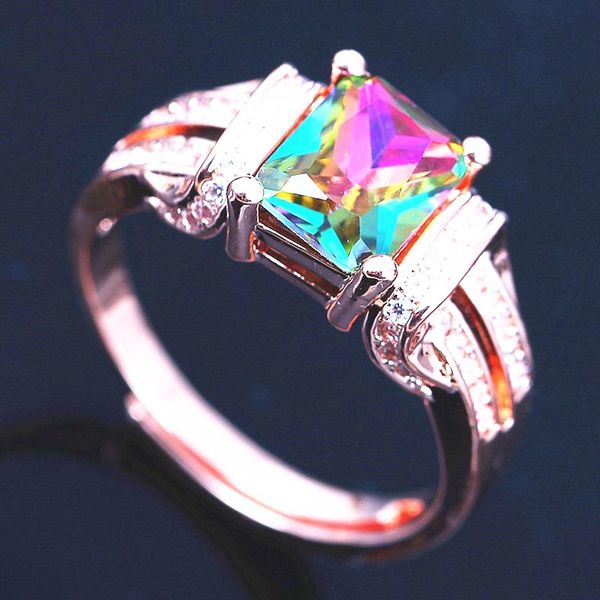 wedding rings rose gold color woman ring temperament female wild fashion inlaid colorful crystal zircon opening hand jewelry, Slivery;golden
wedding rings rose gold color woman ring temperament female wild fashion inlaid colorful crystal zircon opening hand jewelry, Slivery;golden