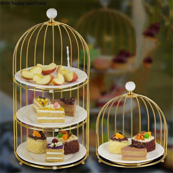birdcage double layer cake stand wrought iron display ceramics three-tier fruit tray afternoon tea dessert decorative rack other bakeware
birdcage double layer cake stand wrought iron display ceramics three-tier fruit tray afternoon tea dessert decorative rack other bakeware