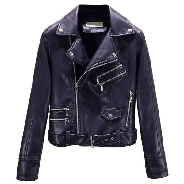 women's leather & faux fashion women overcoats motorcycle jacket and coat for womens 2021 summer spring casual female streetwear, Black
women's leather & faux fashion women overcoats motorcycle jacket and coat for womens 2021 summer spring casual female streetwear, Black