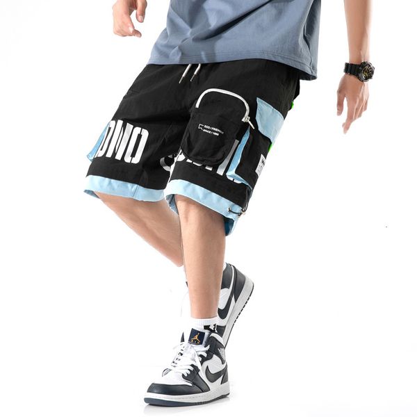 men's shorts men hip hop streetwear casual summer male cargo color block fashion joggers elastic homme yizz, White;black
men's shorts men hip hop streetwear casual summer male cargo color block fashion joggers elastic homme yizz, White;black