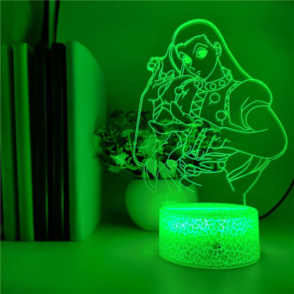 led night light lamp 3d hunter x yellmi zaoldyeck figure nightlight kids color changing birthday party decor gift anime fans
led night light lamp 3d hunter x yellmi zaoldyeck figure nightlight kids color changing birthday party decor gift anime fans