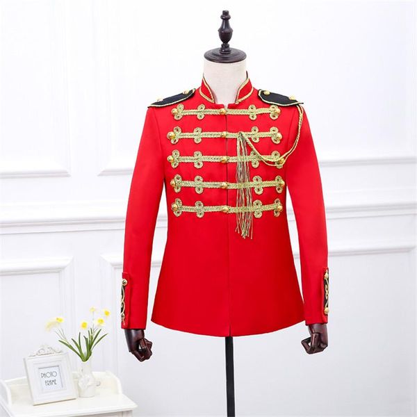 men's suits & blazers mens blazer jacket men suit red banquet chorus dress stage chaquetas hombre, White;black
men's suits & blazers mens blazer jacket men suit red banquet chorus dress stage chaquetas hombre, White;black