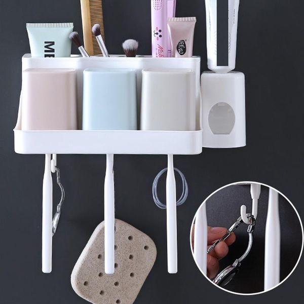 dust-proof design toothpaste toothbrush holder home bathroom wall mount stand storage rack 3 cups high load-bearing capacity bath accessory
dust-proof design toothpaste toothbrush holder home bathroom wall mount stand storage rack 3 cups high load-bearing capacity bath accessory