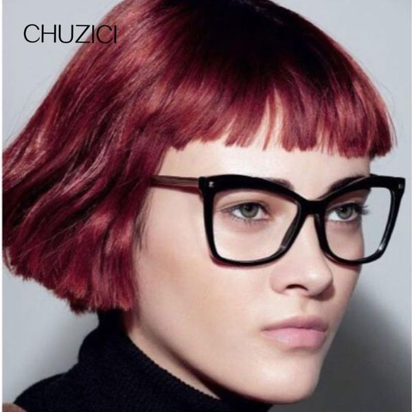 fashion sunglasses frames chuzici oversize cat eye eyeglasses frame women transparent nail decoration resin lens optical glasses acetato mat, Black
fashion sunglasses frames chuzici oversize cat eye eyeglasses frame women transparent nail decoration resin lens optical glasses acetato mat, Black