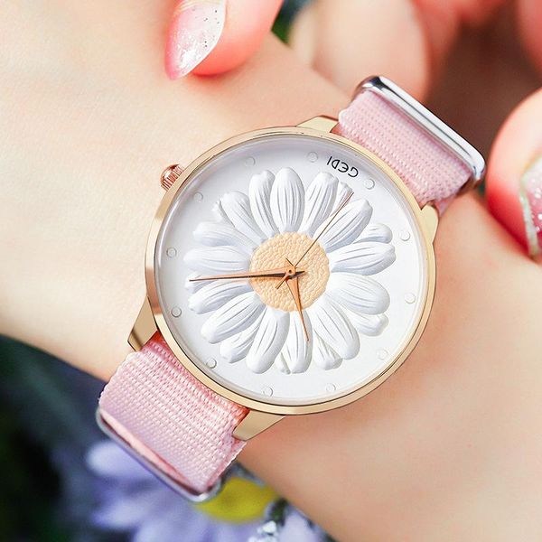 wristwatches 2021 large dial fashion small daisy fresh student watch casual waterproof quartz, Slivery;brown
wristwatches 2021 large dial fashion small daisy fresh student watch casual waterproof quartz, Slivery;brown