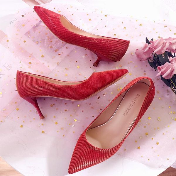 spring model wedding shoes women's chinese red bridal high heels thin heeled pointed shallow mouth pumps o0034 dress, Black
spring model wedding shoes women's chinese red bridal high heels thin heeled pointed shallow mouth pumps o0034 dress, Black