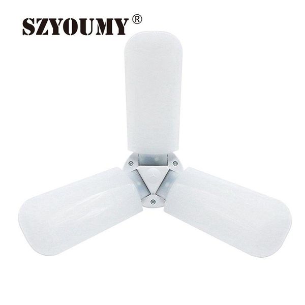 bulbs szyoumy 110-265v 45w e27 led bulb super bright foldable fan blade angle adjustable ceiling lamp home energy saving lights
bulbs szyoumy 110-265v 45w e27 led bulb super bright foldable fan blade angle adjustable ceiling lamp home energy saving lights