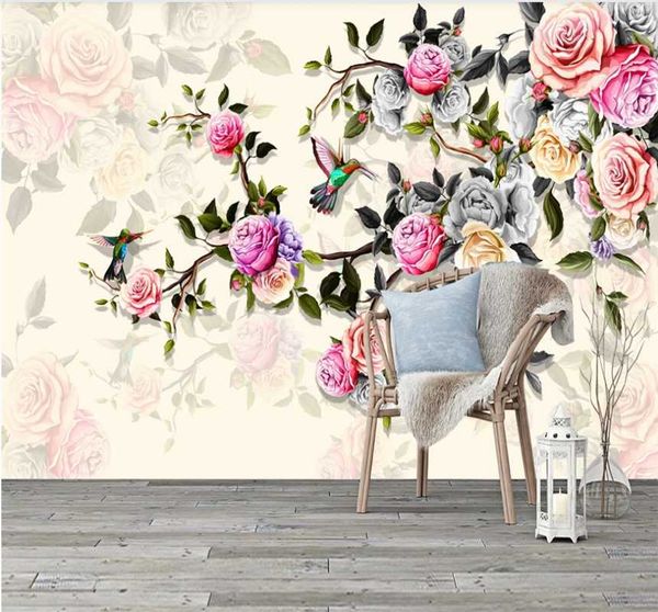 custom wallpaper 8d wall covering nordic hand-painted retro flowers, birds, peony roses 3d stereo background wallpapers
custom wallpaper 8d wall covering nordic hand-painted retro flowers, birds, peony roses 3d stereo background wallpapers