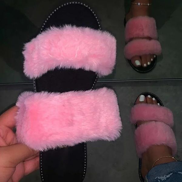 flat slippers for women non-slip female designer slide ladies fur 2021 summer shoes big size 44, Black
flat slippers for women non-slip female designer slide ladies fur 2021 summer shoes big size 44, Black