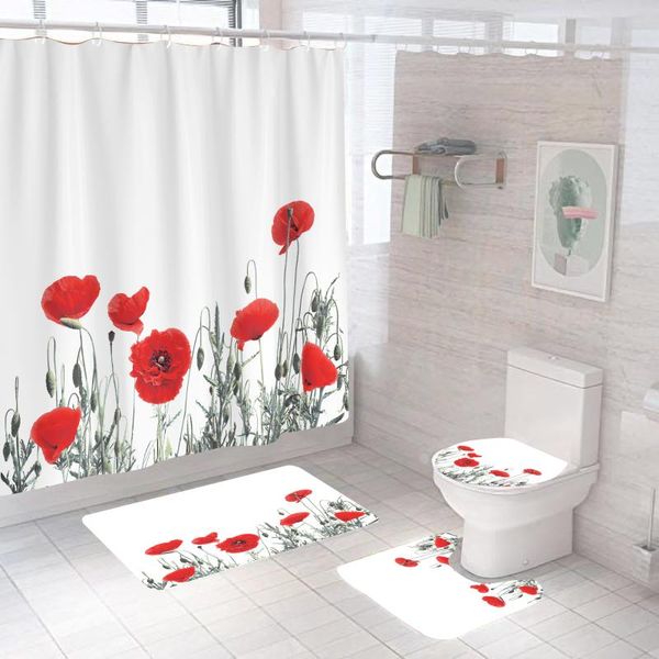 shower curtains custom red flower curtain modern brief fashion bathroom sets set anti-skid rugs toilet lid cover bath mat
shower curtains custom red flower curtain modern brief fashion bathroom sets set anti-skid rugs toilet lid cover bath mat