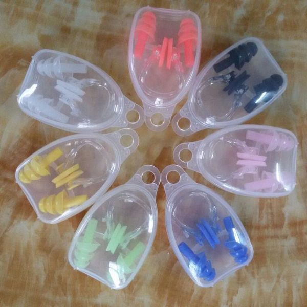 waterproof silicone swimming ear plugs nose clip set box packed earplug for surfing diving and learning
waterproof silicone swimming ear plugs nose clip set box packed earplug for surfing diving and learning