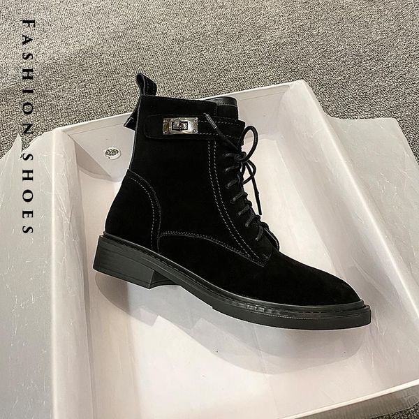 boots women's classics style booties warm plush winter shoes for women cowhide woman ankle round toe botas femininas, Black
boots women's classics style booties warm plush winter shoes for women cowhide woman ankle round toe botas femininas, Black