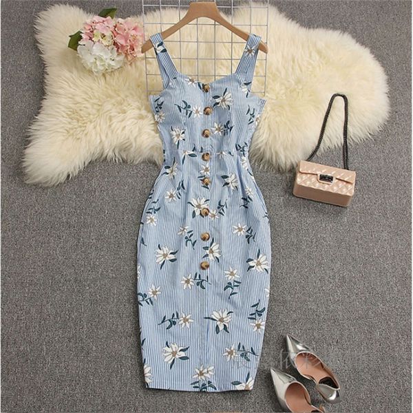 casual dresses dress women clothes summer striped print suspender mid length one step ng7f, Black;gray
casual dresses dress women clothes summer striped print suspender mid length one step ng7f, Black;gray