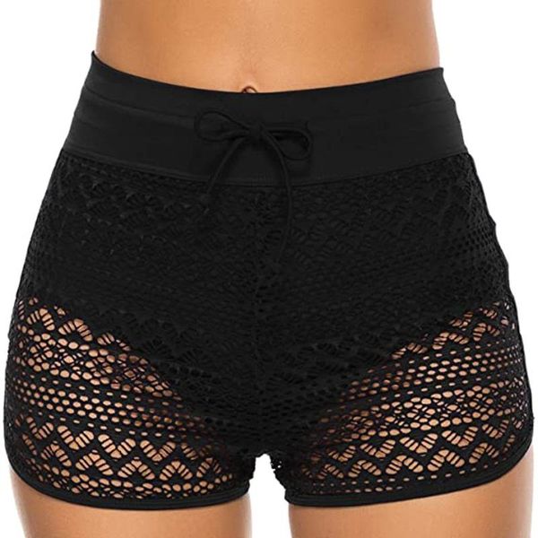 women's swimwear 2021 women high waist bikini swim shorts soild bottom swimsuit breathable soft bathing hollow lady #t1g, White;black
women's swimwear 2021 women high waist bikini swim shorts soild bottom swimsuit breathable soft bathing hollow lady #t1g, White;black