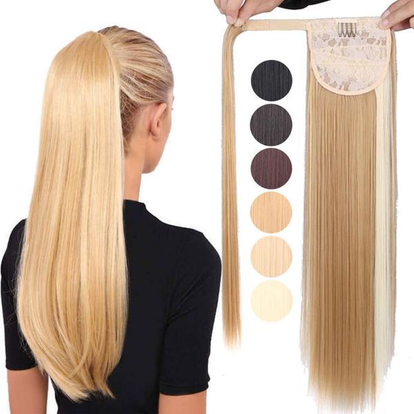 synthetic wigs long straight/wavy ponytail hair clip-on wrap around pony o fake, Black
synthetic wigs long straight/wavy ponytail hair clip-on wrap around pony o fake, Black