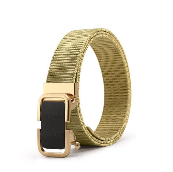 toothless nylon canvas belt men's automatic buckle casual versatile fashion belts outdoor, Black;brown
toothless nylon canvas belt men's automatic buckle casual versatile fashion belts outdoor, Black;brown