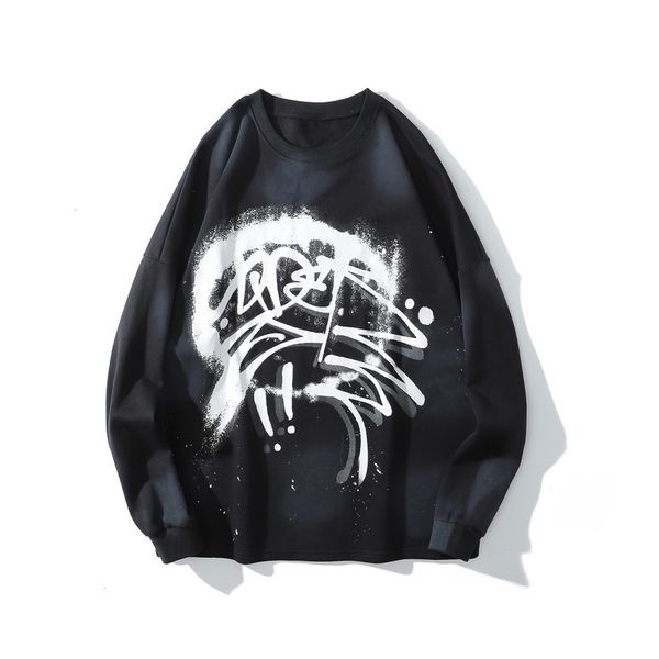 sweatshirts autumn and winter tide brand fried street loose graffiti gradient tie dye lovers' long sleeve ins hip hop coat qu, Black
sweatshirts autumn and winter tide brand fried street loose graffiti gradient tie dye lovers' long sleeve ins hip hop coat qu, Black