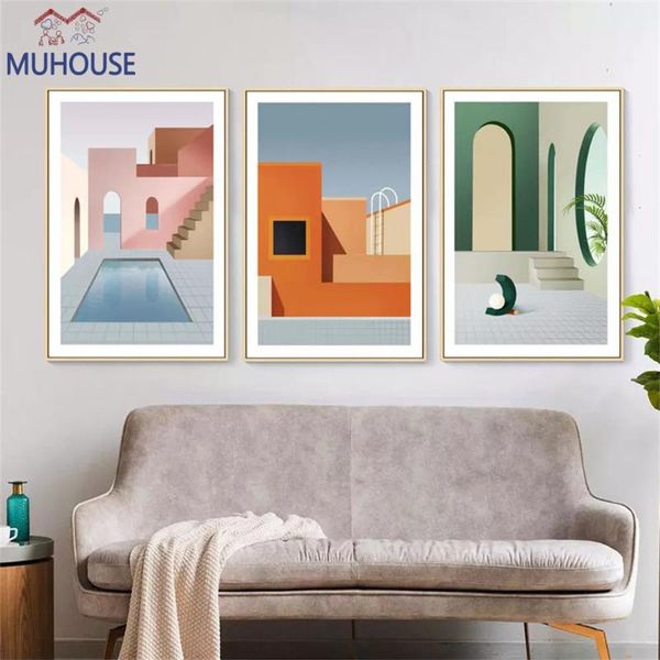 paintings abstract scandinavian pink orange green geometric poster and prints aesthetic room decor wall art canvas for interior
paintings abstract scandinavian pink orange green geometric poster and prints aesthetic room decor wall art canvas for interior