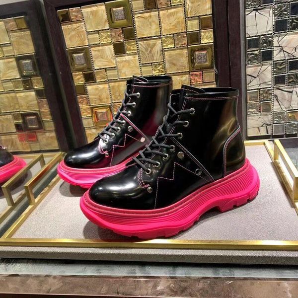 boots men women genuine leather thick bottom motorcle british short knight runway flat ankle size 35-45, Black
boots men women genuine leather thick bottom motorcle british short knight runway flat ankle size 35-45, Black