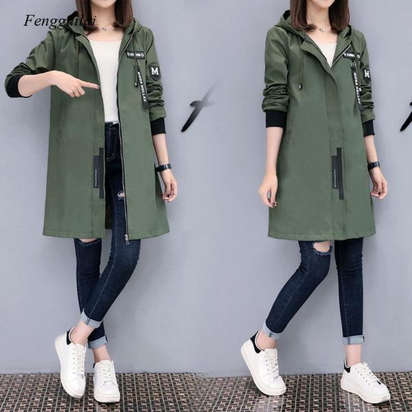 women's trench coats autumn coat womens spring hoodies plus size slim students baseball clothes medium length windbreaker, Tan;black
women's trench coats autumn coat womens spring hoodies plus size slim students baseball clothes medium length windbreaker, Tan;black
