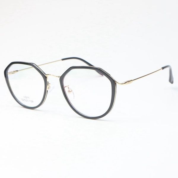 fashion sunglasses frames 2021 metal +tr women's men eyeglasses round retro style optical frame can be equipped with myopia lenses, Black
fashion sunglasses frames 2021 metal +tr women's men eyeglasses round retro style optical frame can be equipped with myopia lenses, Black