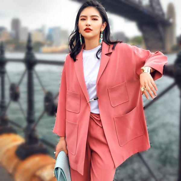 women's suits & blazers work fashion pant 2021 elegant 2 piece set for women pockets blazer jacket trouser office lady suit feminino y, White;black
women's suits & blazers work fashion pant 2021 elegant 2 piece set for women pockets blazer jacket trouser office lady suit feminino y, White;black