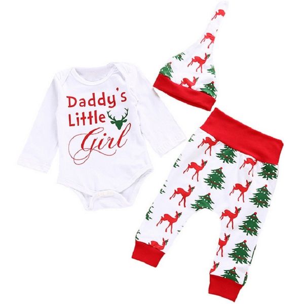 christmas baby clothes suits newborn bodysuits long pant fetal cap daddy's little x'mas gift deer tree boy 3-piece jumpsuit 210413, White
christmas baby clothes suits newborn bodysuits long pant fetal cap daddy's little x'mas gift deer tree boy 3-piece jumpsuit 210413, White