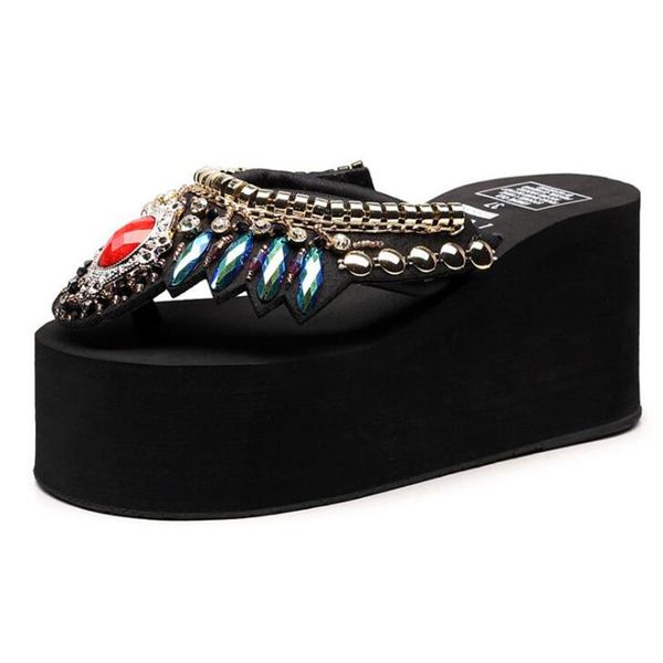 slippers women flip flops fashion sandals summer platform sandal shoes woman leisure peep toe beach, Black
slippers women flip flops fashion sandals summer platform sandal shoes woman leisure peep toe beach, Black