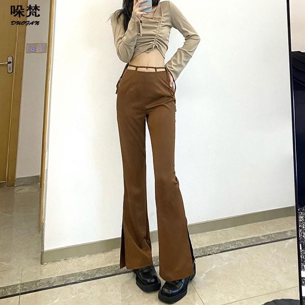 women's pants & capris ebaihui y2k e girl aesthetic women brown vintage streetwear flare trousers slim high waisted bandage woman, Black;white
women's pants & capris ebaihui y2k e girl aesthetic women brown vintage streetwear flare trousers slim high waisted bandage woman, Black;white