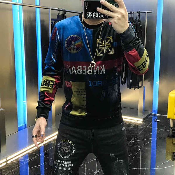 hoodies europe male autumn custom impression velvet sweater liner around the neck man's undershirt, Black
hoodies europe male autumn custom impression velvet sweater liner around the neck man's undershirt, Black