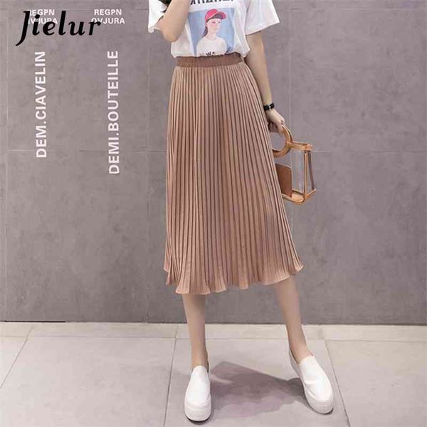 jielur 6 colors korean fashion summer skirt female chiffon high waist pleated skirts womens s-xl harajuku faldas mujer 210401, Black
jielur 6 colors korean fashion summer skirt female chiffon high waist pleated skirts womens s-xl harajuku faldas mujer 210401, Black
