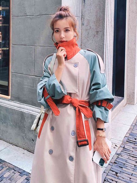 women's trench coats coat released fair british style, mostly reflecting in colour, exclusive design, wild women, for autumn, 2021, Tan;black
women's trench coats coat released fair british style, mostly reflecting in colour, exclusive design, wild women, for autumn, 2021, Tan;black