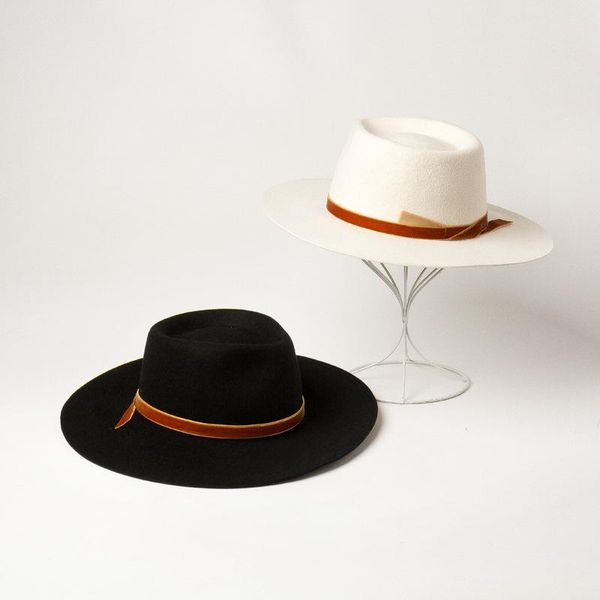 01908-hh8165 wool formal velvet ribbon fedoras hat men women leisure panama jazz wide brim hats, Blue;gray
01908-hh8165 wool formal velvet ribbon fedoras hat men women leisure panama jazz wide brim hats, Blue;gray