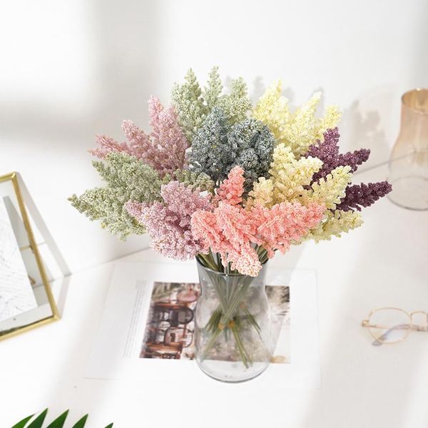 artificial plant wheat ear bouquet small fresh plastic flower household wall decoration decorative flowers & wreaths
artificial plant wheat ear bouquet small fresh plastic flower household wall decoration decorative flowers & wreaths