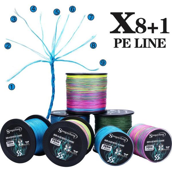 braid line sougayilang 8x+x strands braided pe fishing 300m strong multifilament 7.6-45.8kg
braid line sougayilang 8x+x strands braided pe fishing 300m strong multifilament 7.6-45.8kg