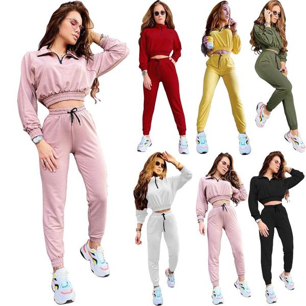 women's two piece pants ladies tracksuits slim cotton solid women sportswear casual fashion sweater 2 pcs sets fall clothes 2021 urban, White
women's two piece pants ladies tracksuits slim cotton solid women sportswear casual fashion sweater 2 pcs sets fall clothes 2021 urban, White