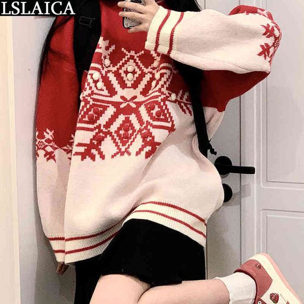retro sweater women lazy style fashion loose outer knit small pullover casual long sleeve o-neck for 210520, White;black
retro sweater women lazy style fashion loose outer knit small pullover casual long sleeve o-neck for 210520, White;black