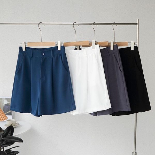 women's shorts suits summer 2021 high waist knee-length bottoms ladies casual short wide leg trousers pantalones de mujer, White;black
women's shorts suits summer 2021 high waist knee-length bottoms ladies casual short wide leg trousers pantalones de mujer, White;black