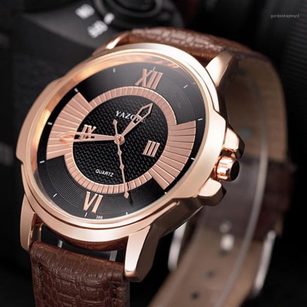 wristwatches yazole watch men fashion waterproof watches leather men's clock saat relogio masculino reloj hombre, Slivery;brown
wristwatches yazole watch men fashion waterproof watches leather men's clock saat relogio masculino reloj hombre, Slivery;brown