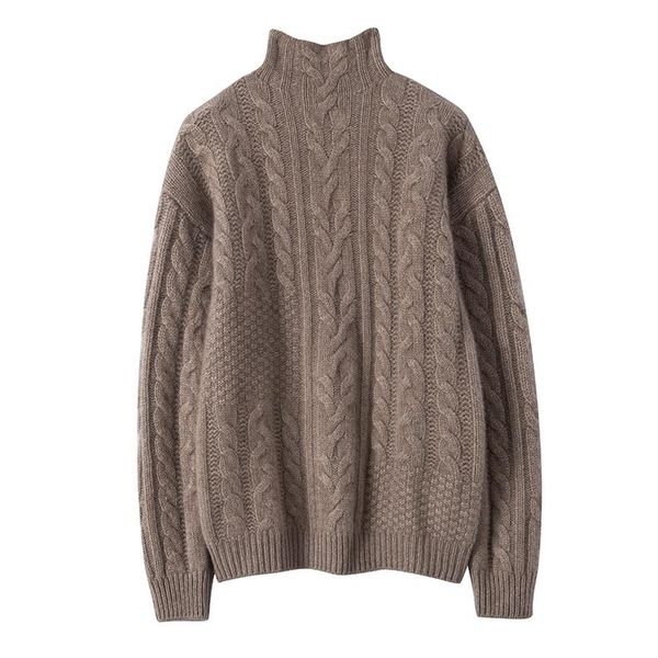 women's sweaters women 100% cashmere sweater turtleneck cable knitted winter thick pullovers long sleeve warm female fashion stylish ju, White;black
women's sweaters women 100% cashmere sweater turtleneck cable knitted winter thick pullovers long sleeve warm female fashion stylish ju, White;black
