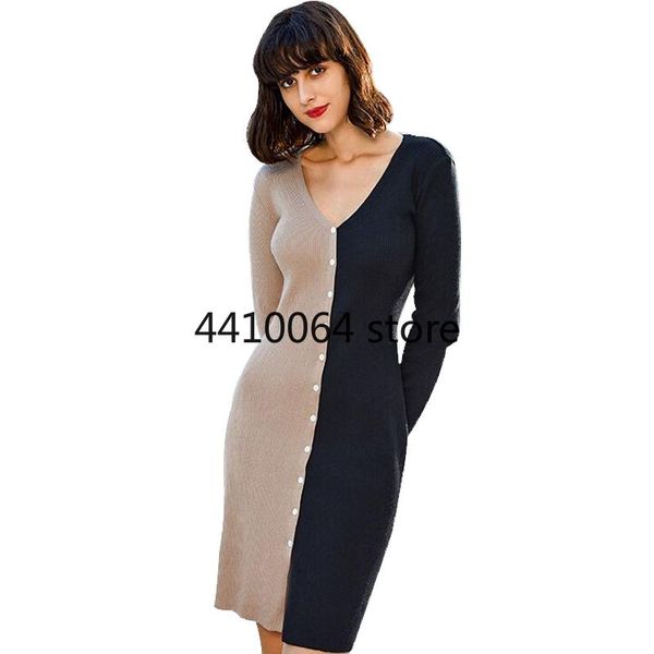 casual dresses korean knitting 2021 elegant knit dress women high waist long sleeve robes femme ladies pencil vestidos, Black;gray
casual dresses korean knitting 2021 elegant knit dress women high waist long sleeve robes femme ladies pencil vestidos, Black;gray