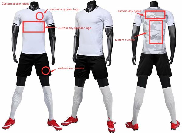 custom team kids+white blank soccer jersey uniform mens women sports personalized shirts with shorts printed design name and number 19w, Black;yellow
custom team kids+white blank soccer jersey uniform mens women sports personalized shirts with shorts printed design name and number 19w, Black;yellow