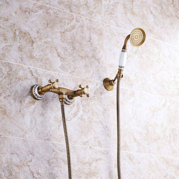 bathroom shower sets faucets antique brass ceramics bathtub rain handheld sanitary wall mount mixer tap w50k
bathroom shower sets faucets antique brass ceramics bathtub rain handheld sanitary wall mount mixer tap w50k